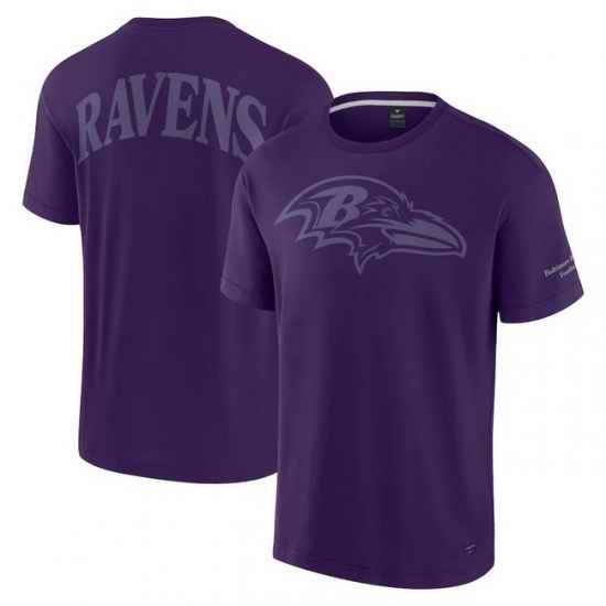 Men Fanatics Purple Baltimore Ravens Elements Iconic T Shirt